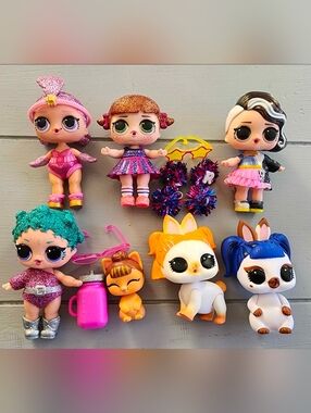 MGA LOL Surprise! Doll / Mixed Pet Lot of 6 Collection Mini Dolls Cute